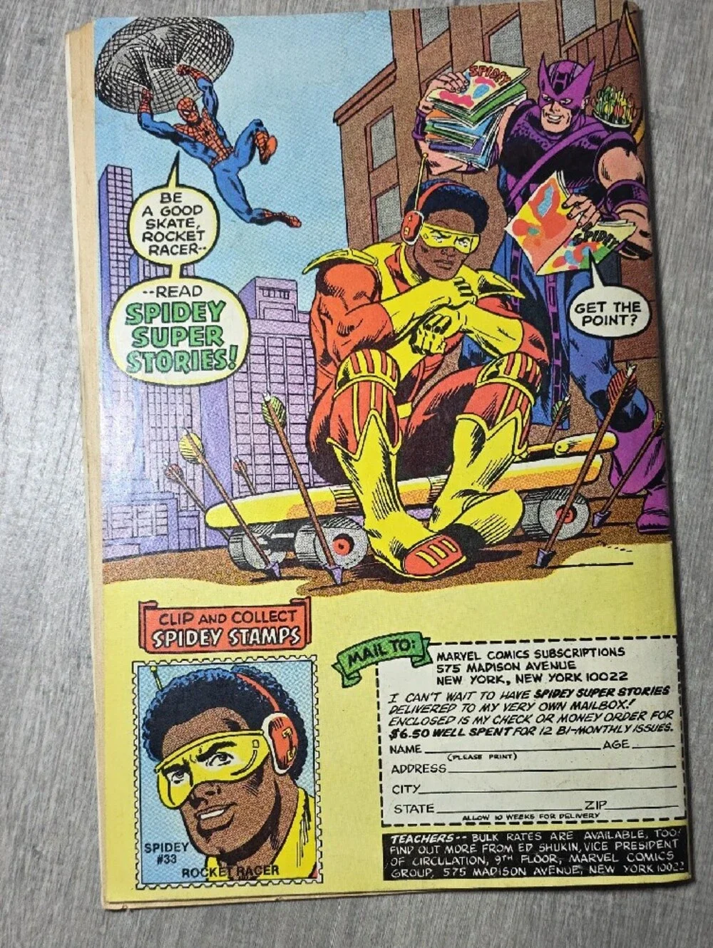 Marvel Spidey Super Stories Comic - Red & Blue